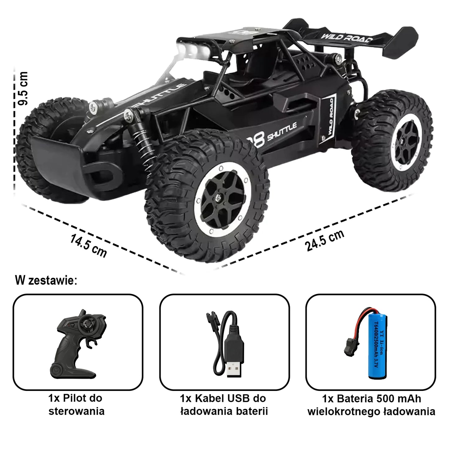 Buggy Light 2WD – Samochód zdalnie sterowany na pilota