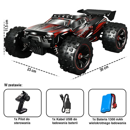 Turbo Xtreme 80KM/H 4x4 – Najszybszy samochód zdalnie sterowany RC