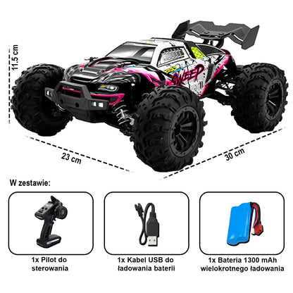 Predator X 80KM/H 4x4 – Ekstremalnie szybki samochód zdalnie sterowany RC