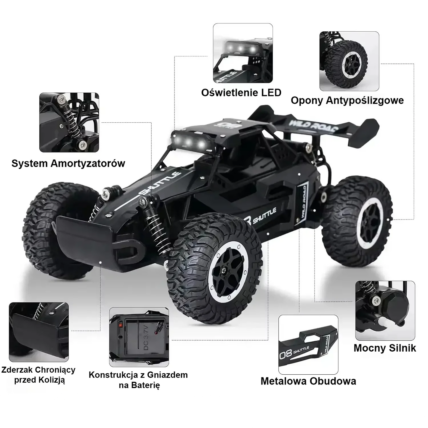 Buggy Light 2WD – Samochód zdalnie sterowany na pilota